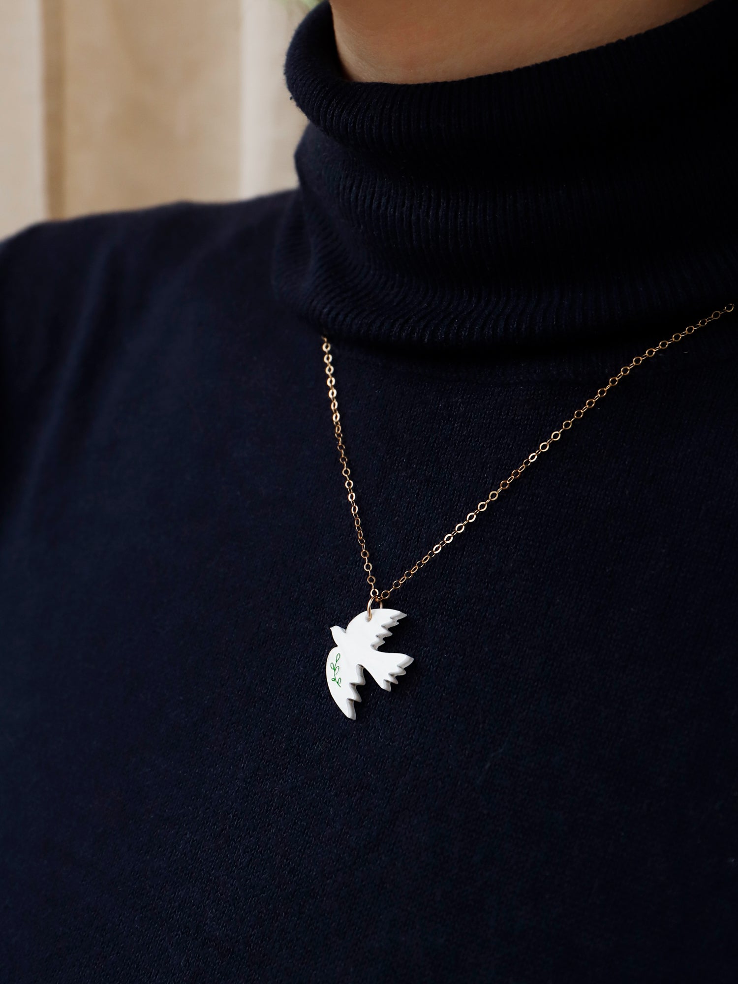 Dove Necklace - Medical Aid for Palestinians Fundraiser