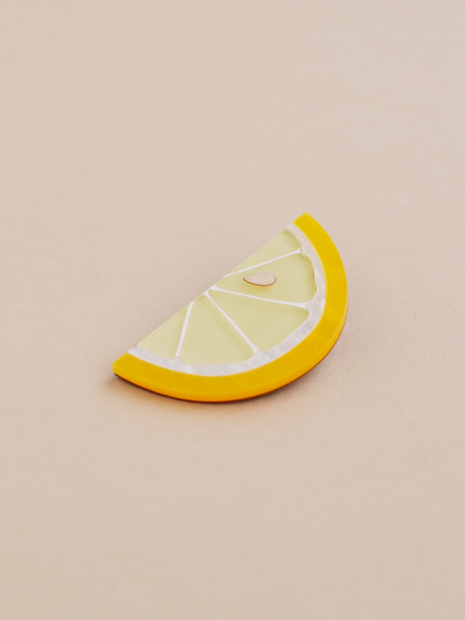 Lemon Slice Hair Clip