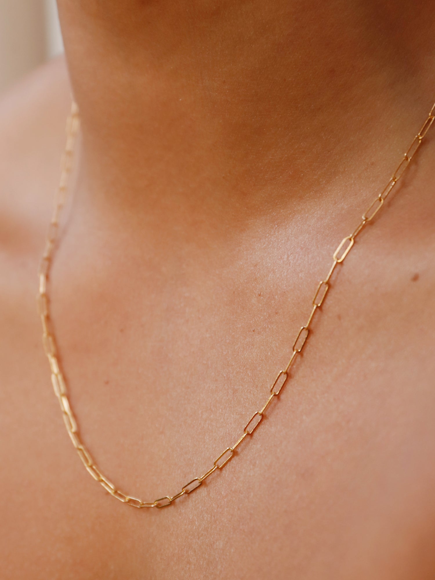 Gold-Filled Paperclip Chain