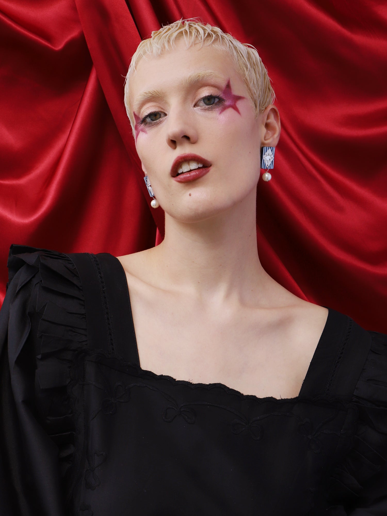 Allegra Studs in Sapphire