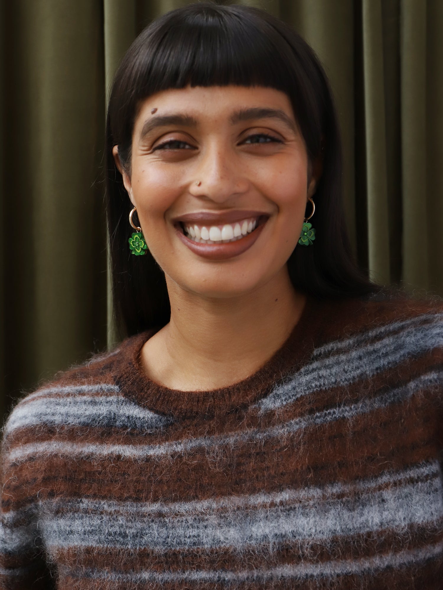 Four Leaf Clover Hoops