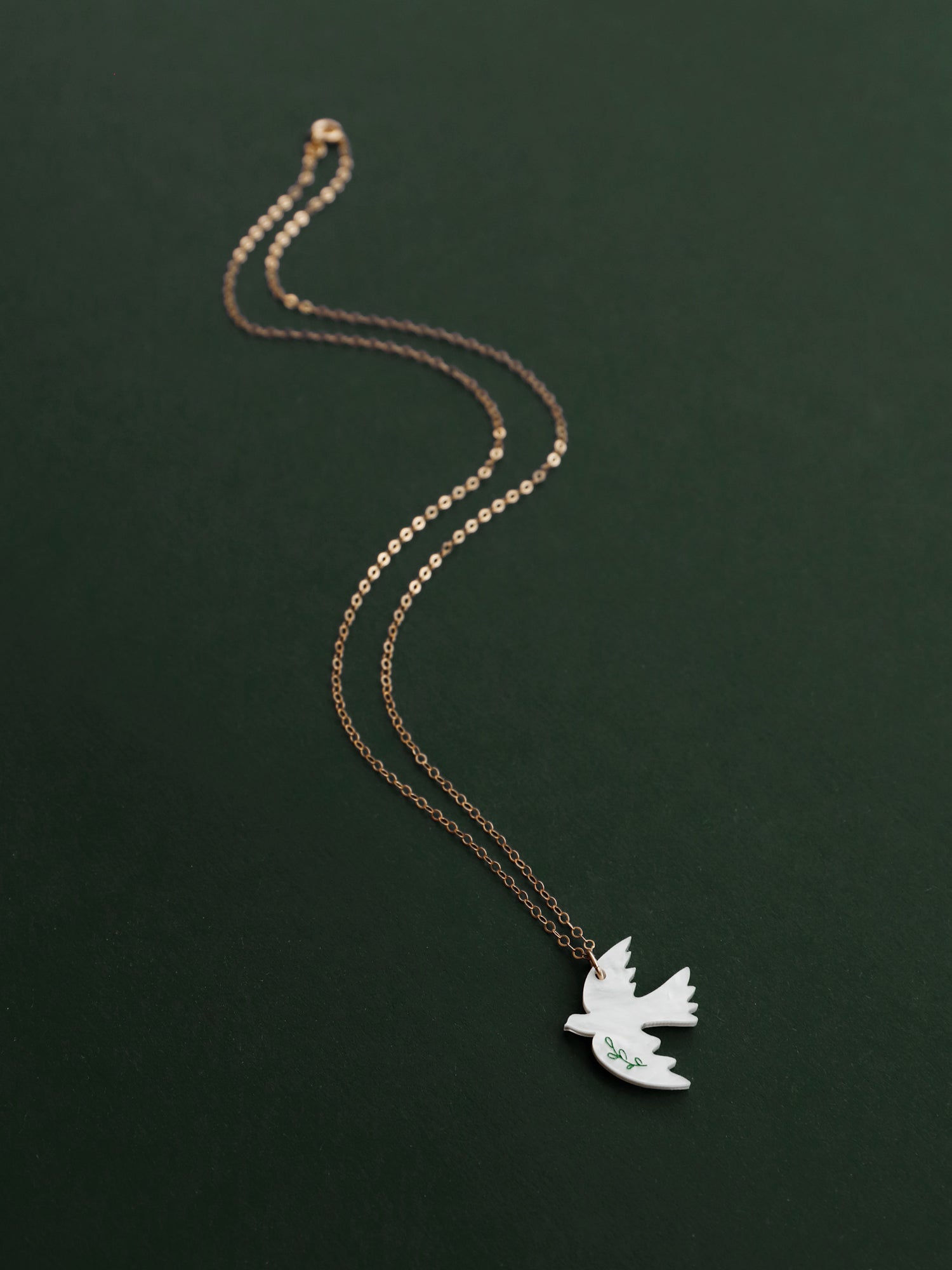 Dove Necklace - Medical Aid for Palestinians Fundraiser