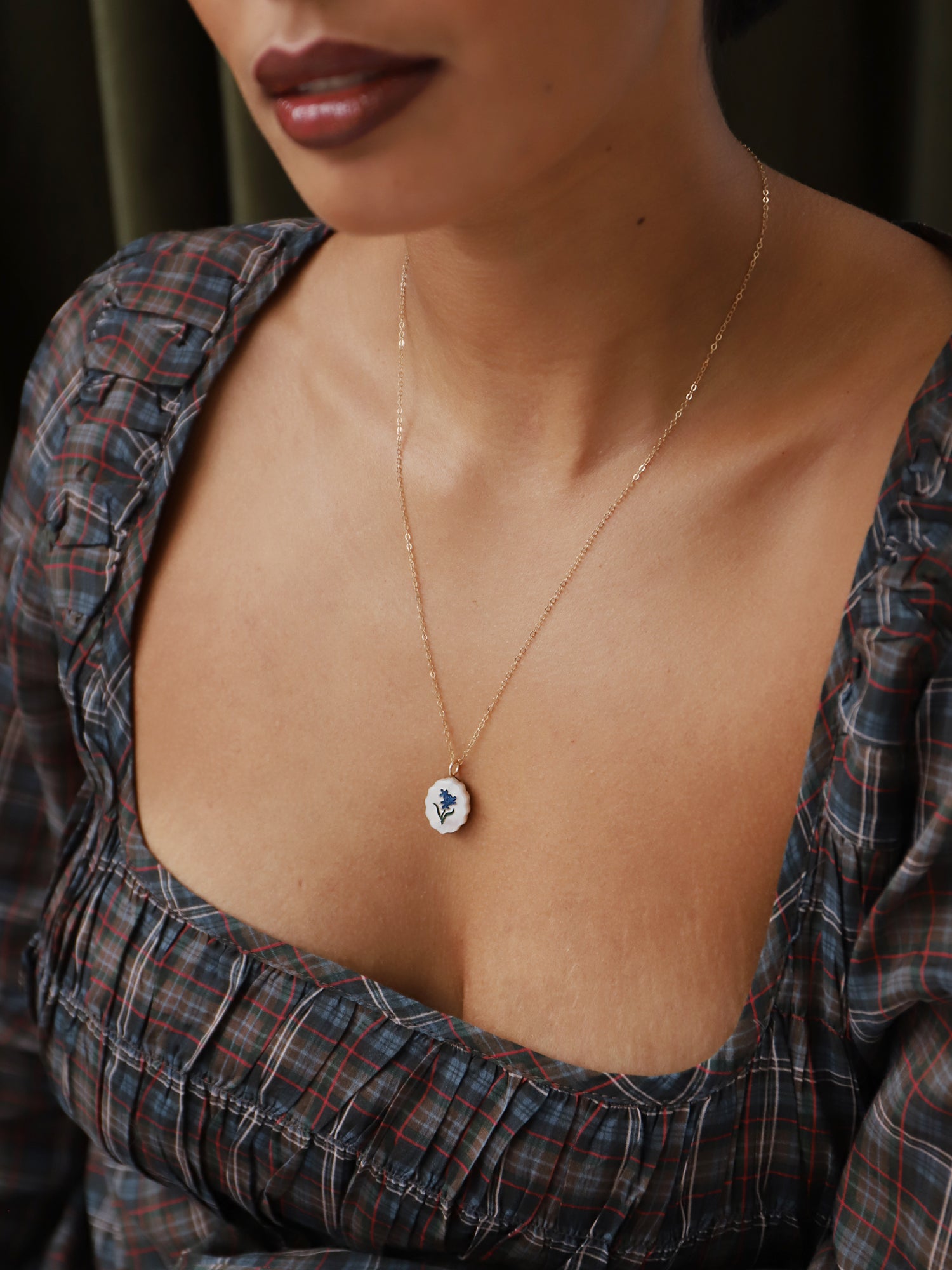 Forget Me Not Necklace