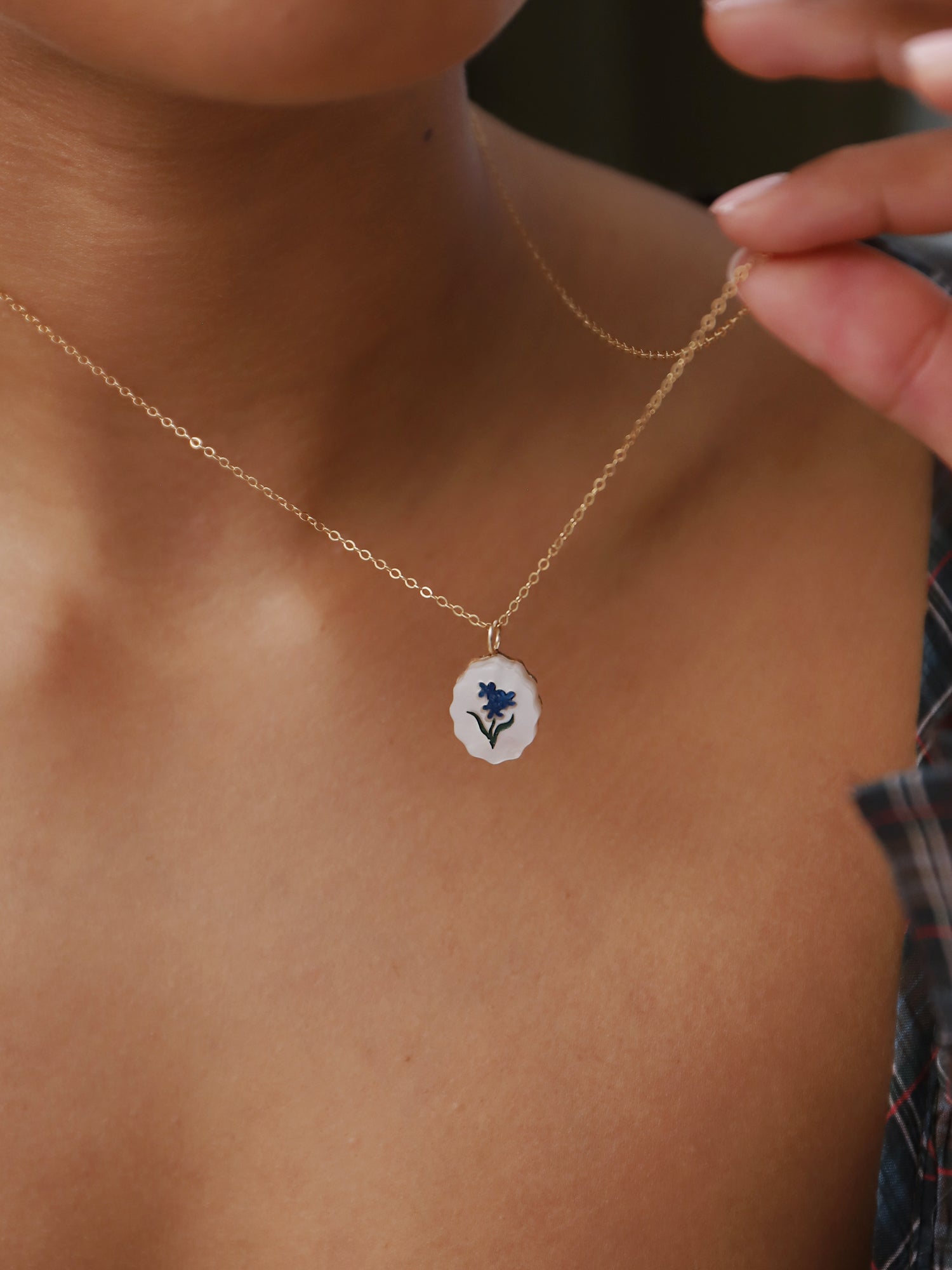 Forget Me Not Necklace