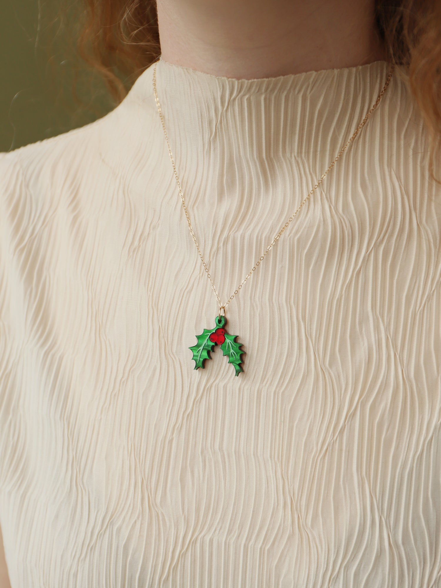 Holly Necklace