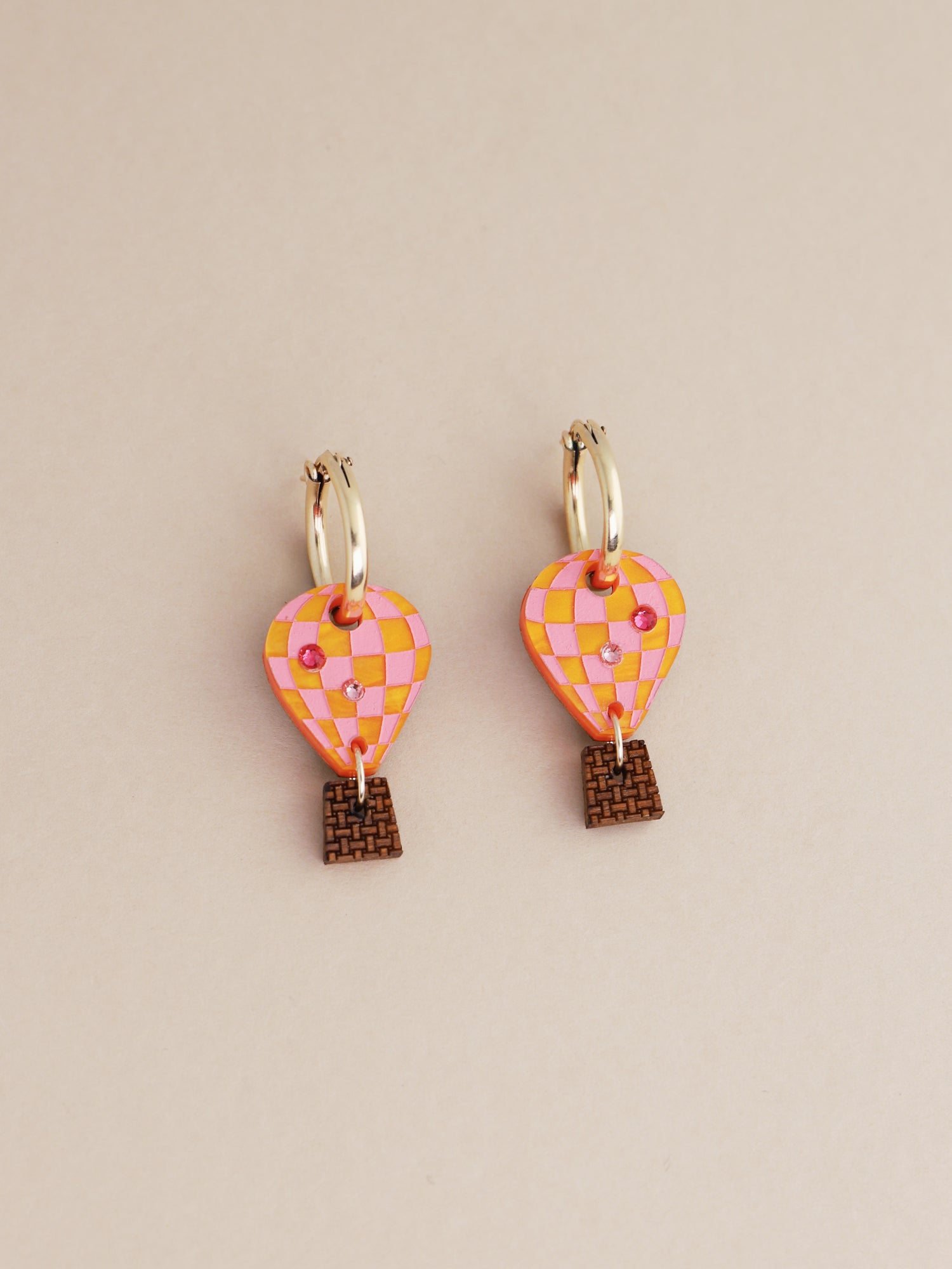 Hot Air Balloon Hoops in Orange