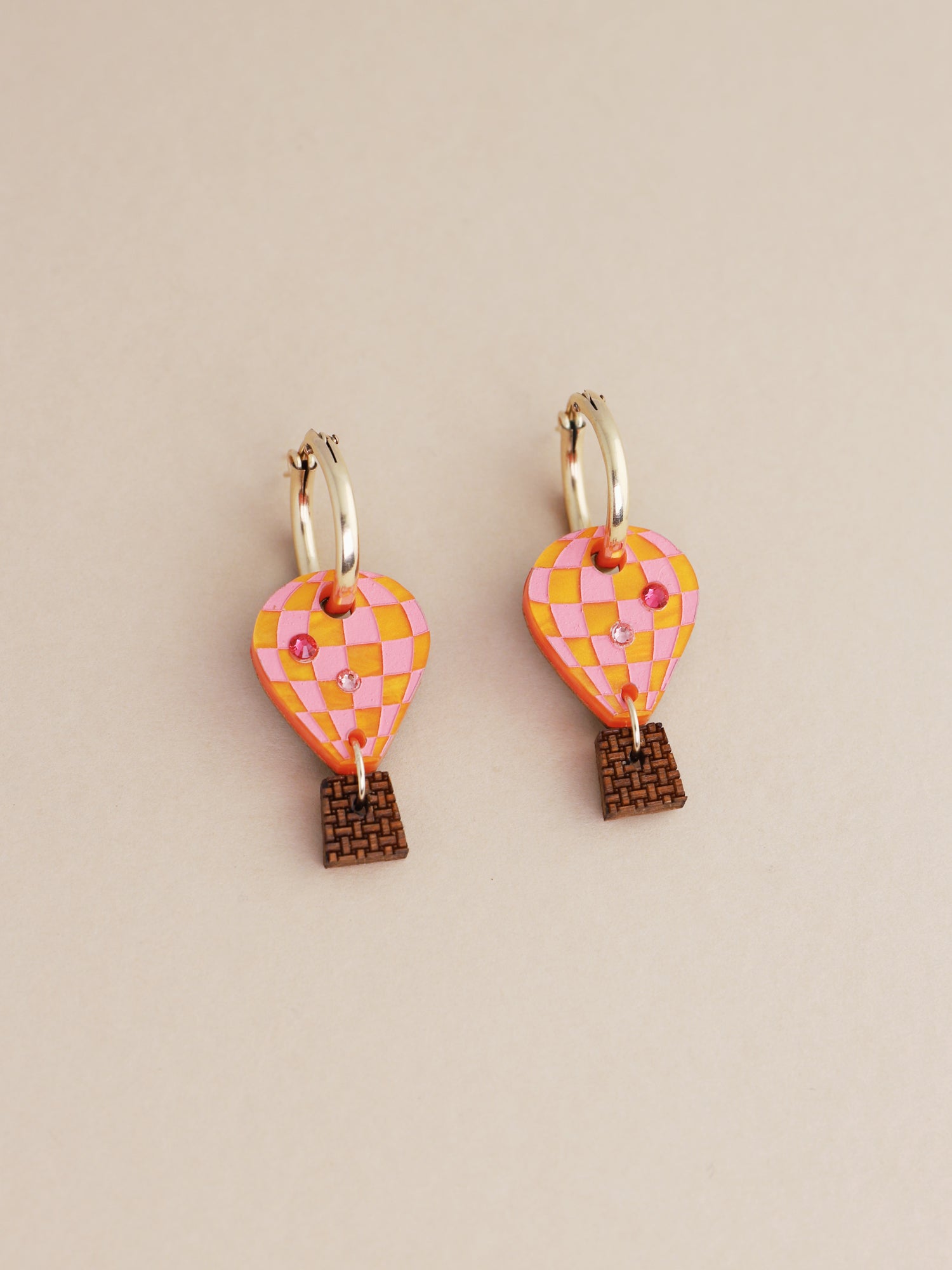 Hot Air Balloon Hoops in Orange