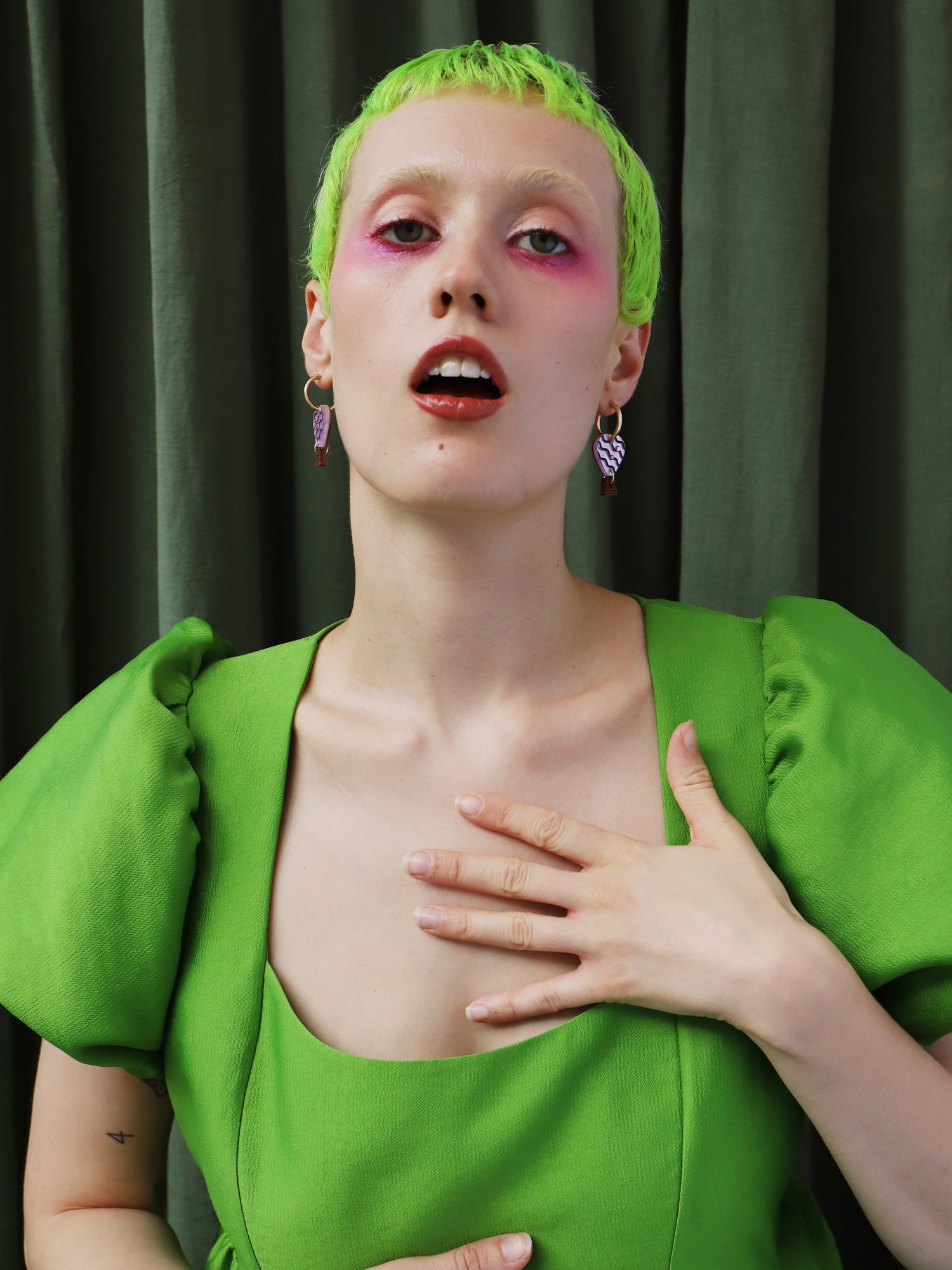 Hot Air Balloon Hoops in Violet