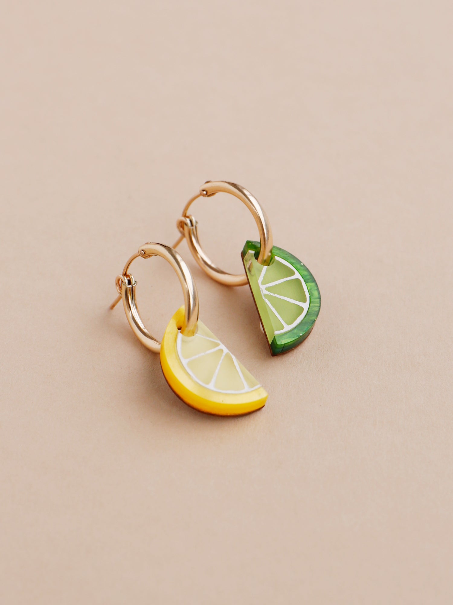 Mini Lemon & Lime Slice Hoops