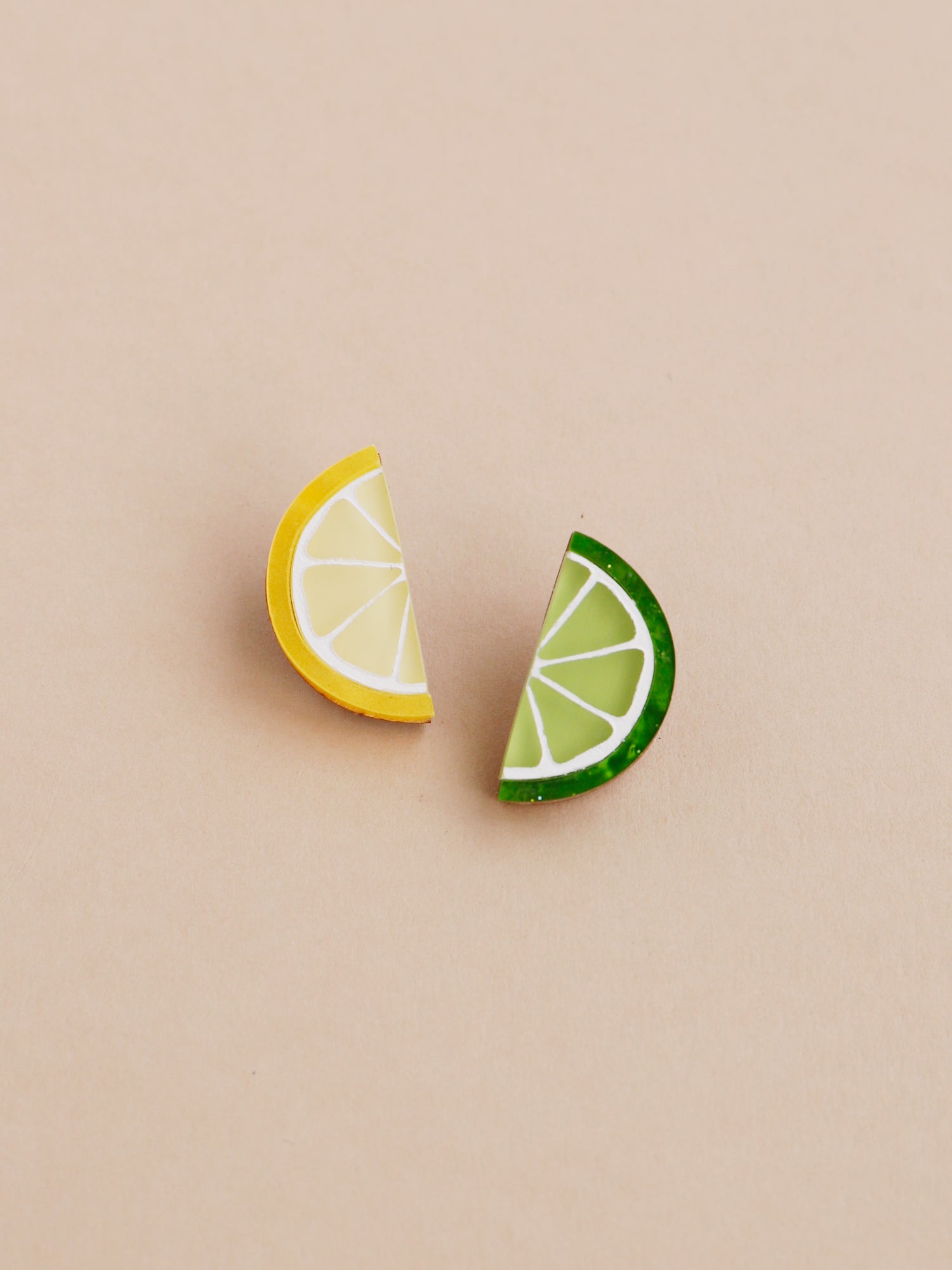 Lemon & Lime Studs - Clip On