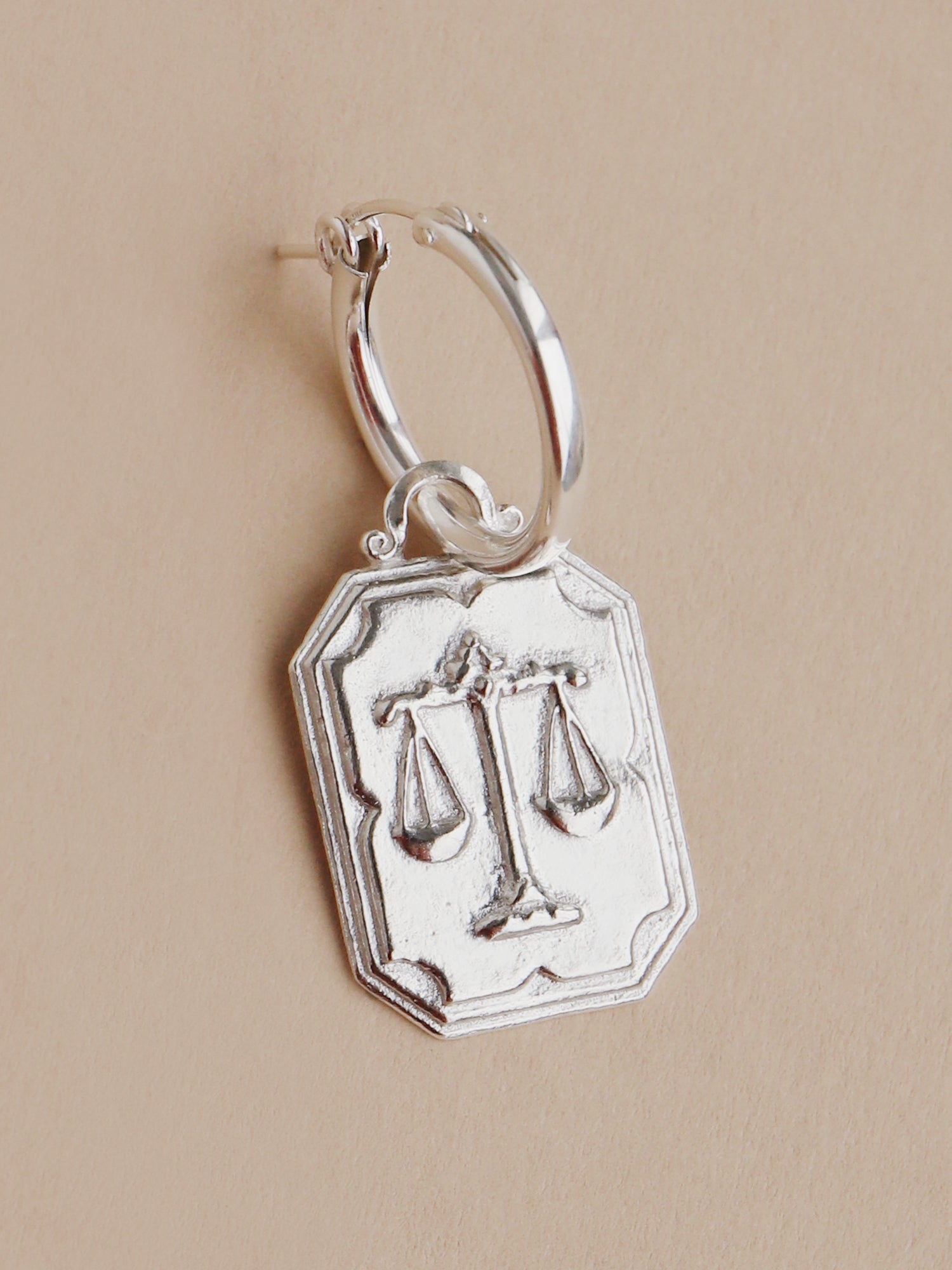 Libra - Individual Charm in Silver