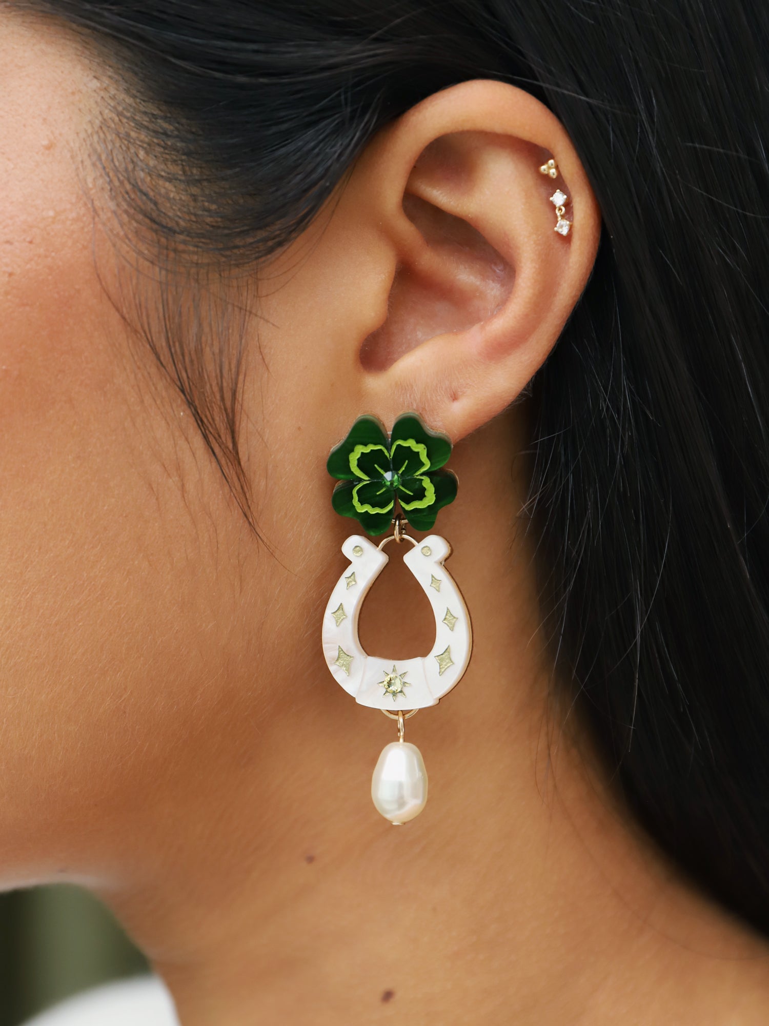 Lucky Statement Earrings