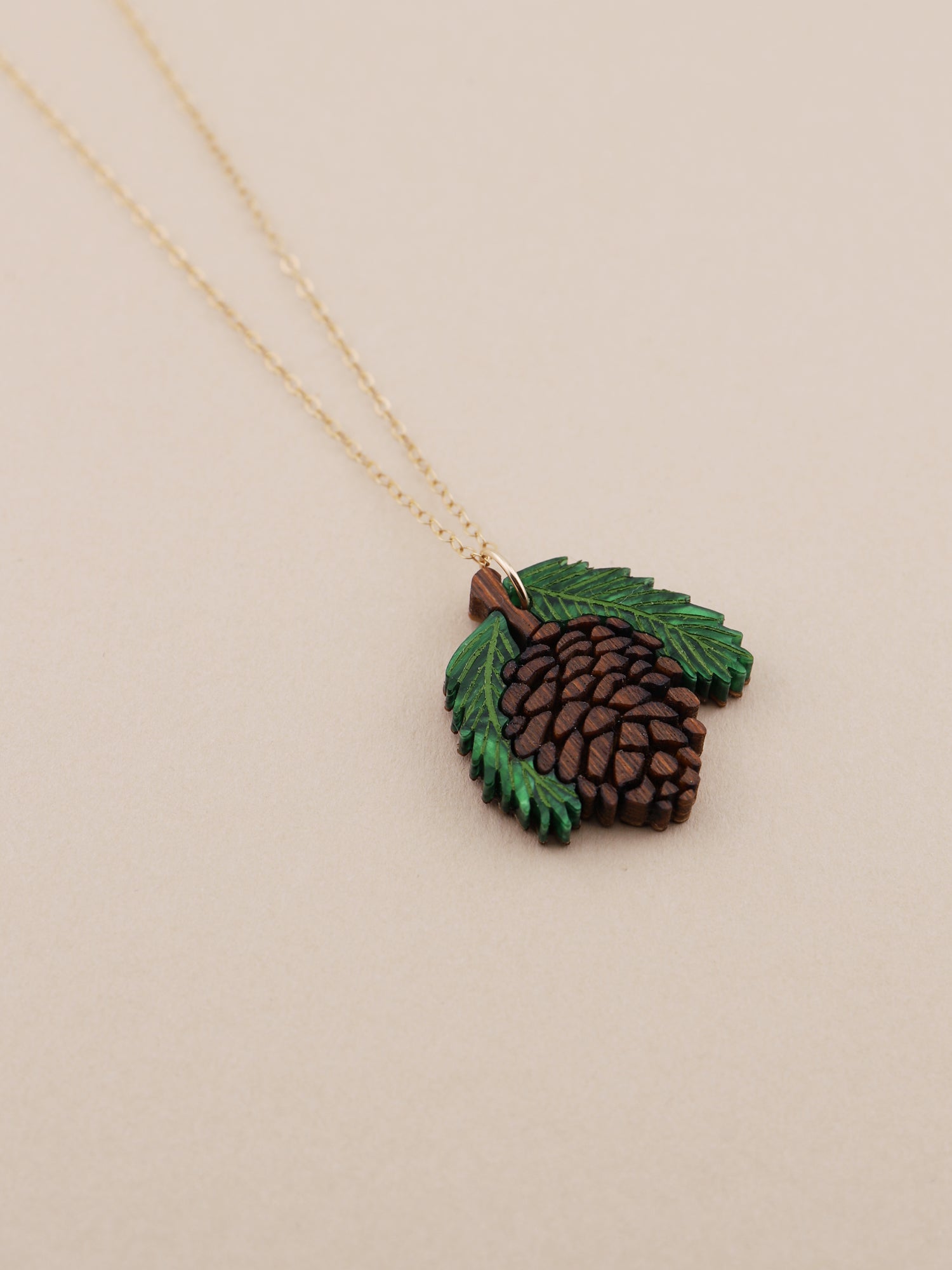 Pinecone Necklace