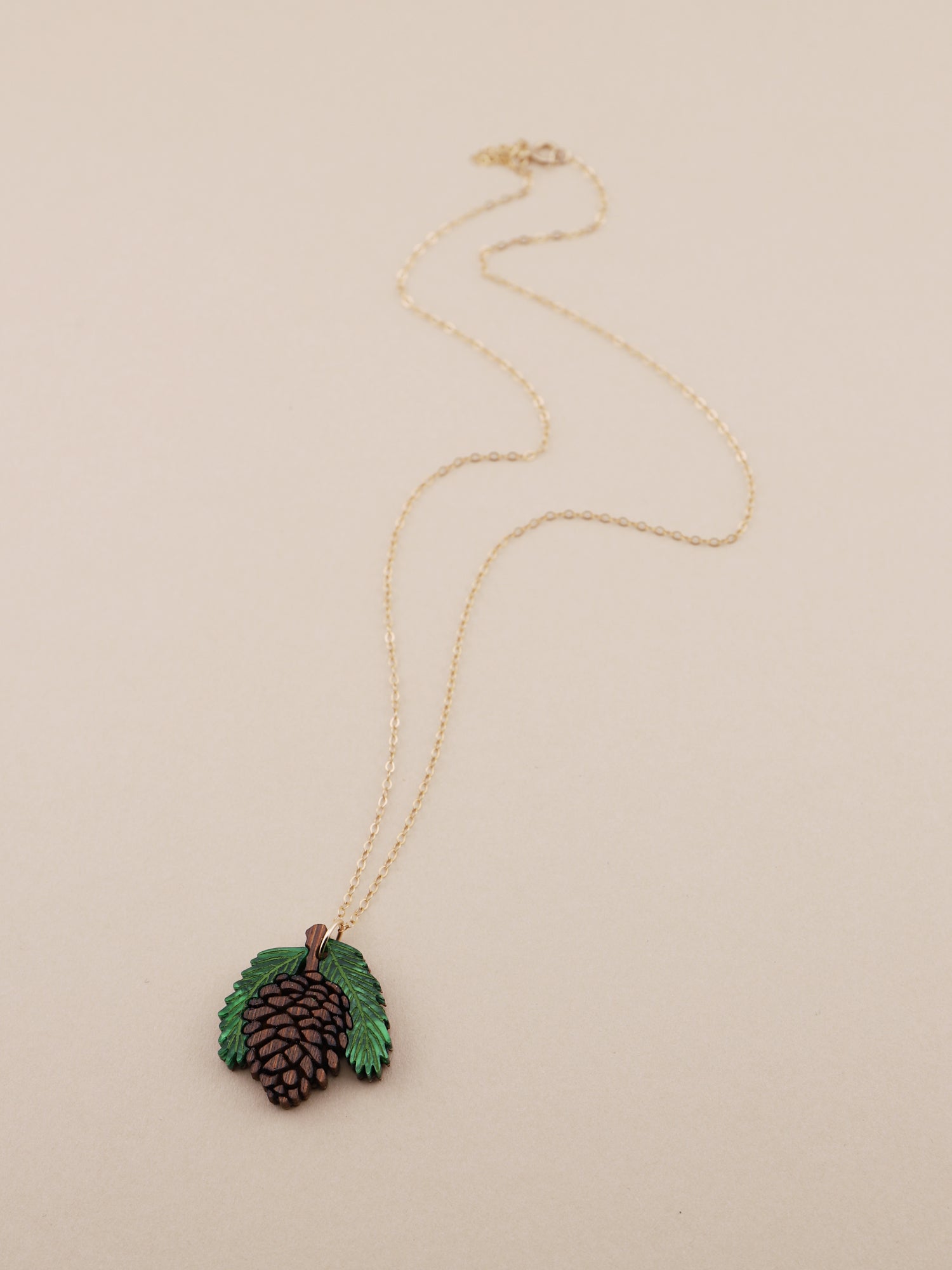 Pinecone Necklace