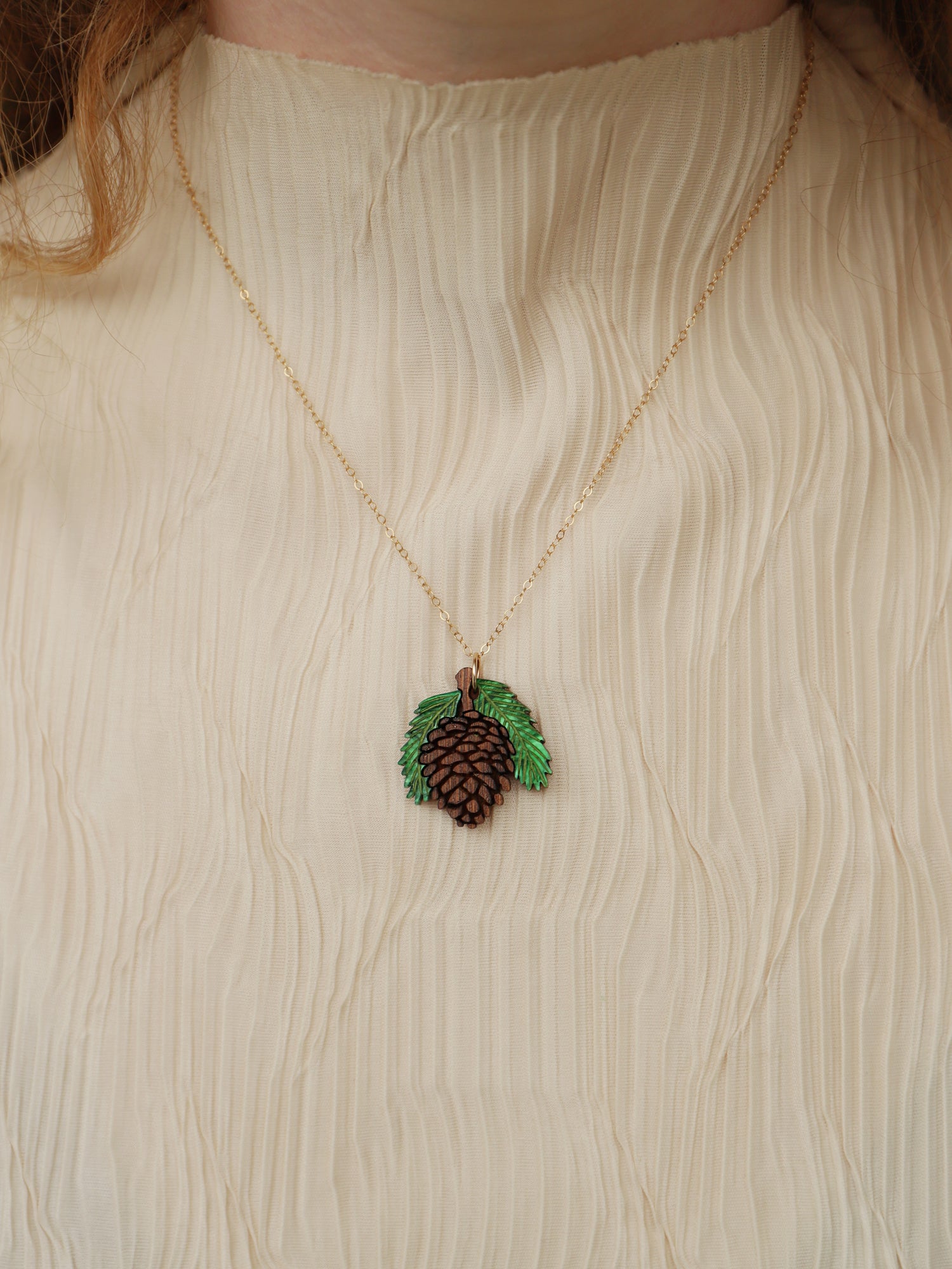 Pinecone Necklace