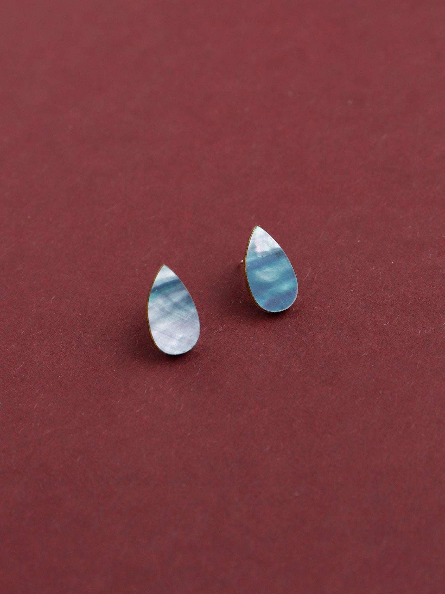 79. Raindrop Studs in Sea Blue - Discontinued