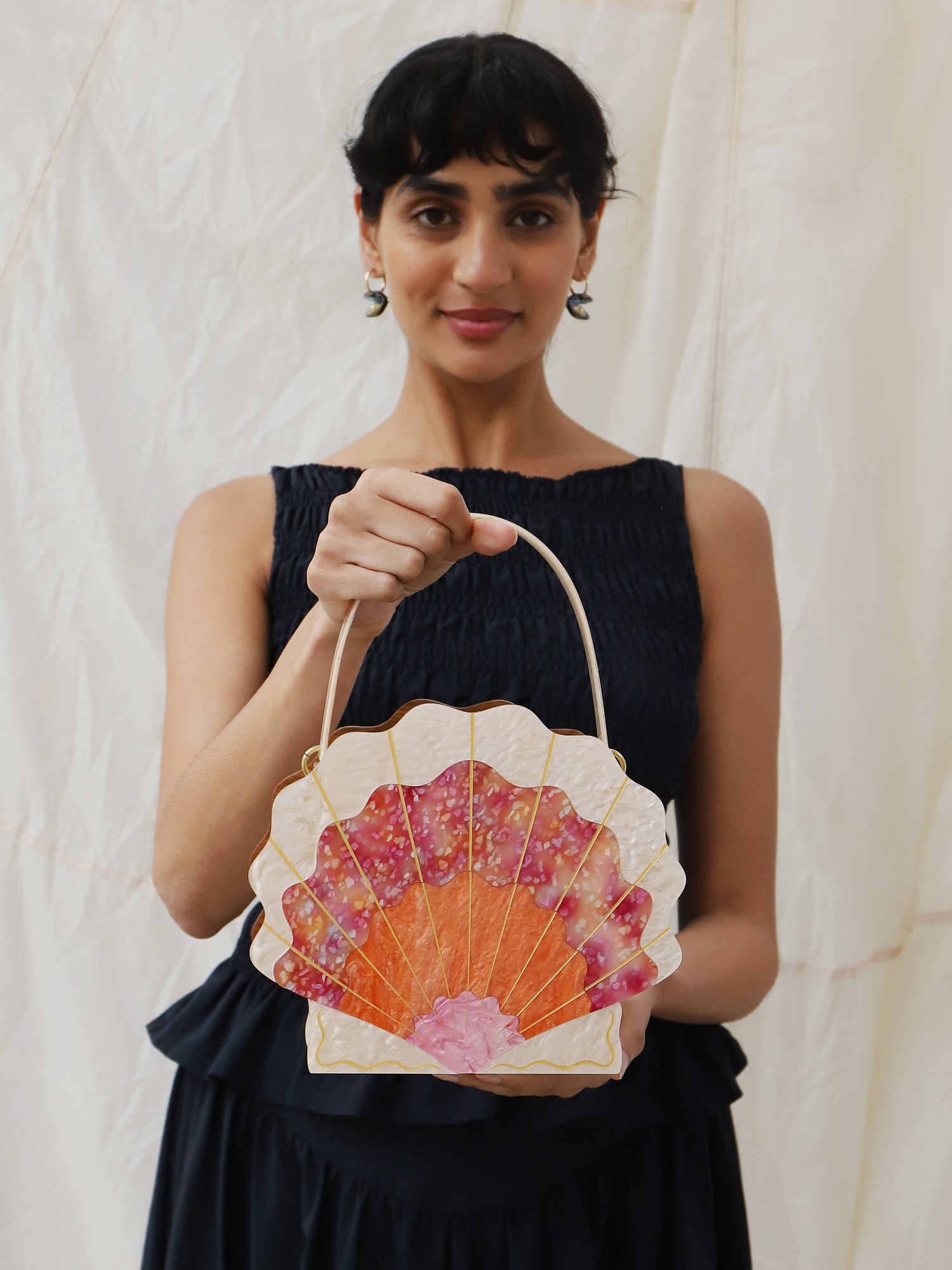 Scallop Shell Bag in Sunset