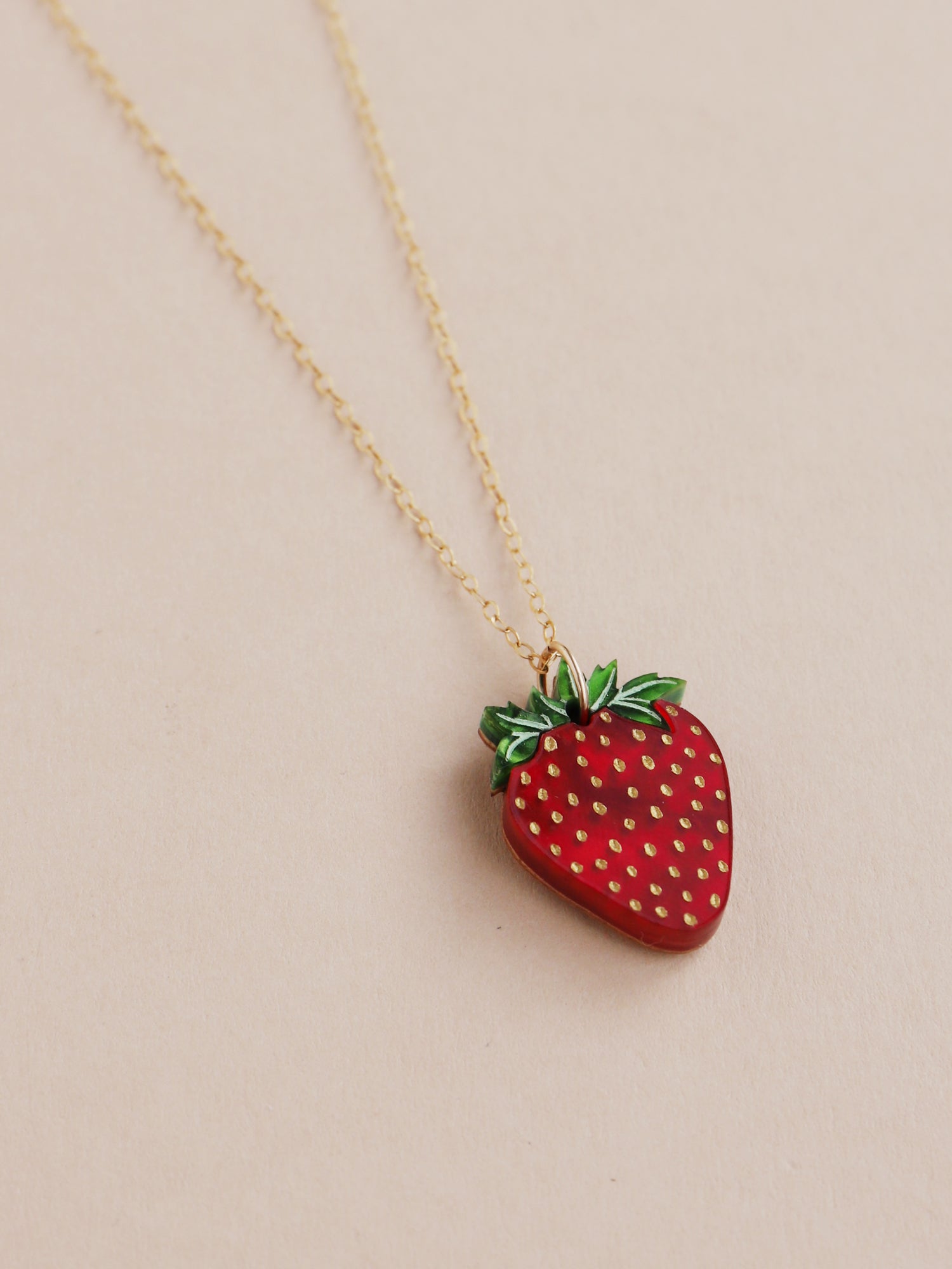 Strawberry Necklace II
