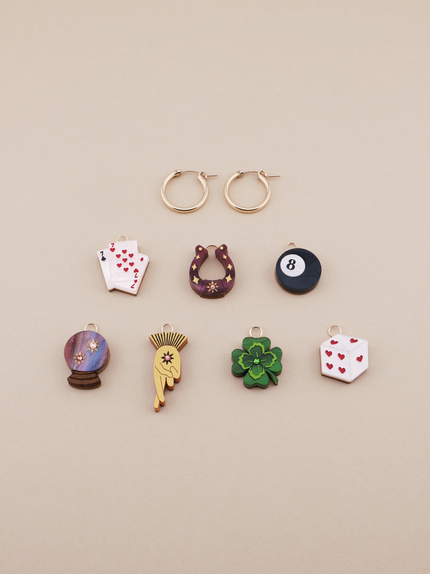 Feeling Lucky Hoops Set