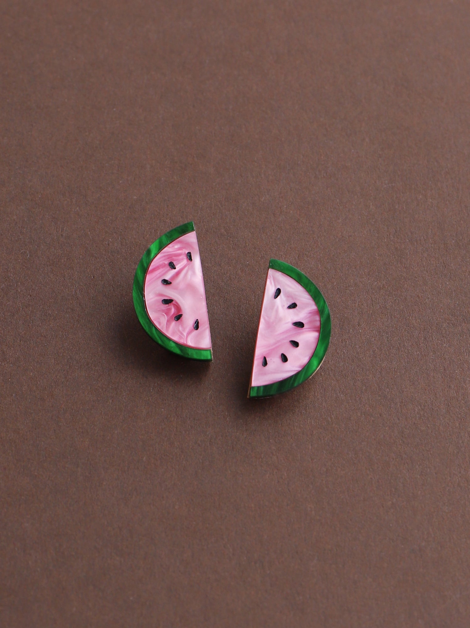 Watermelon Studs - Clip On