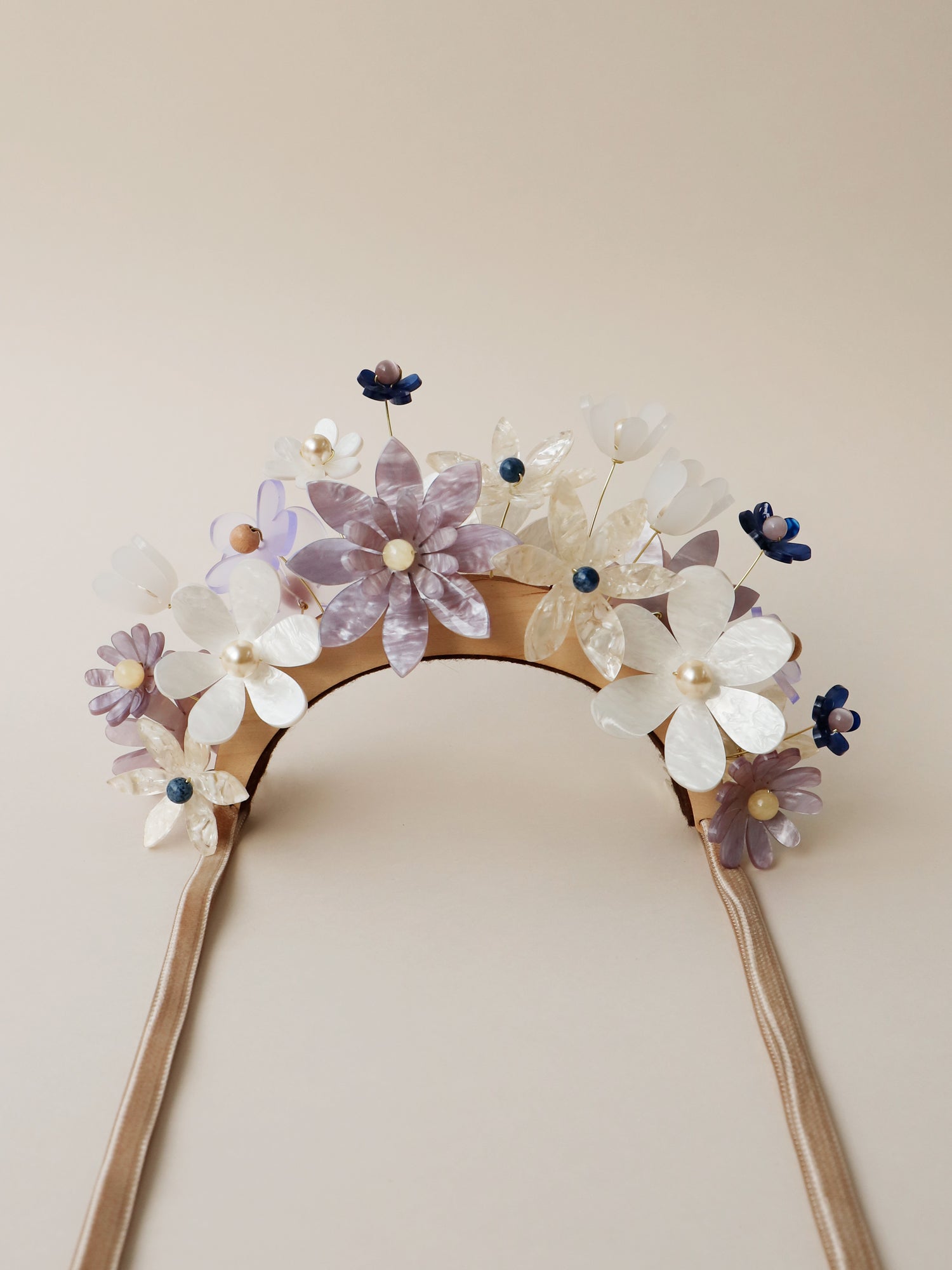 Meadow Headpiece in Lilac/Blue