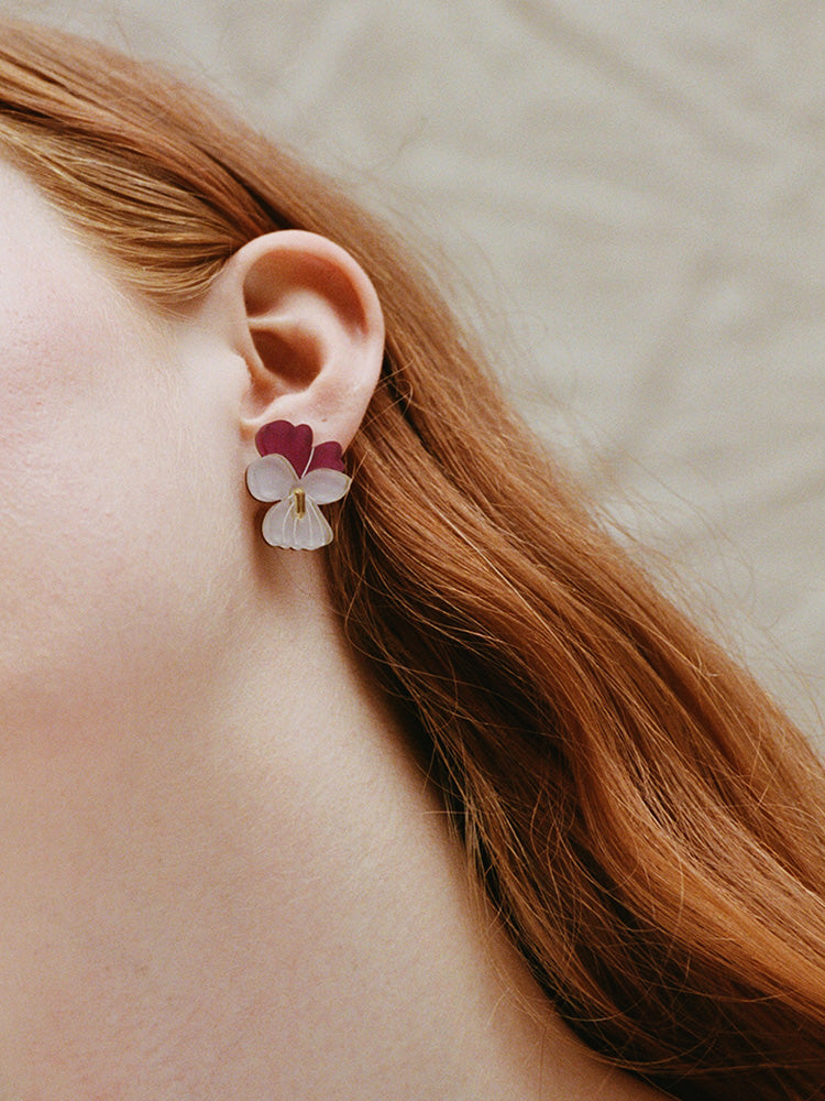 The Garden Collection | Laser-cut acrylic jewellery | Handmade in North London.