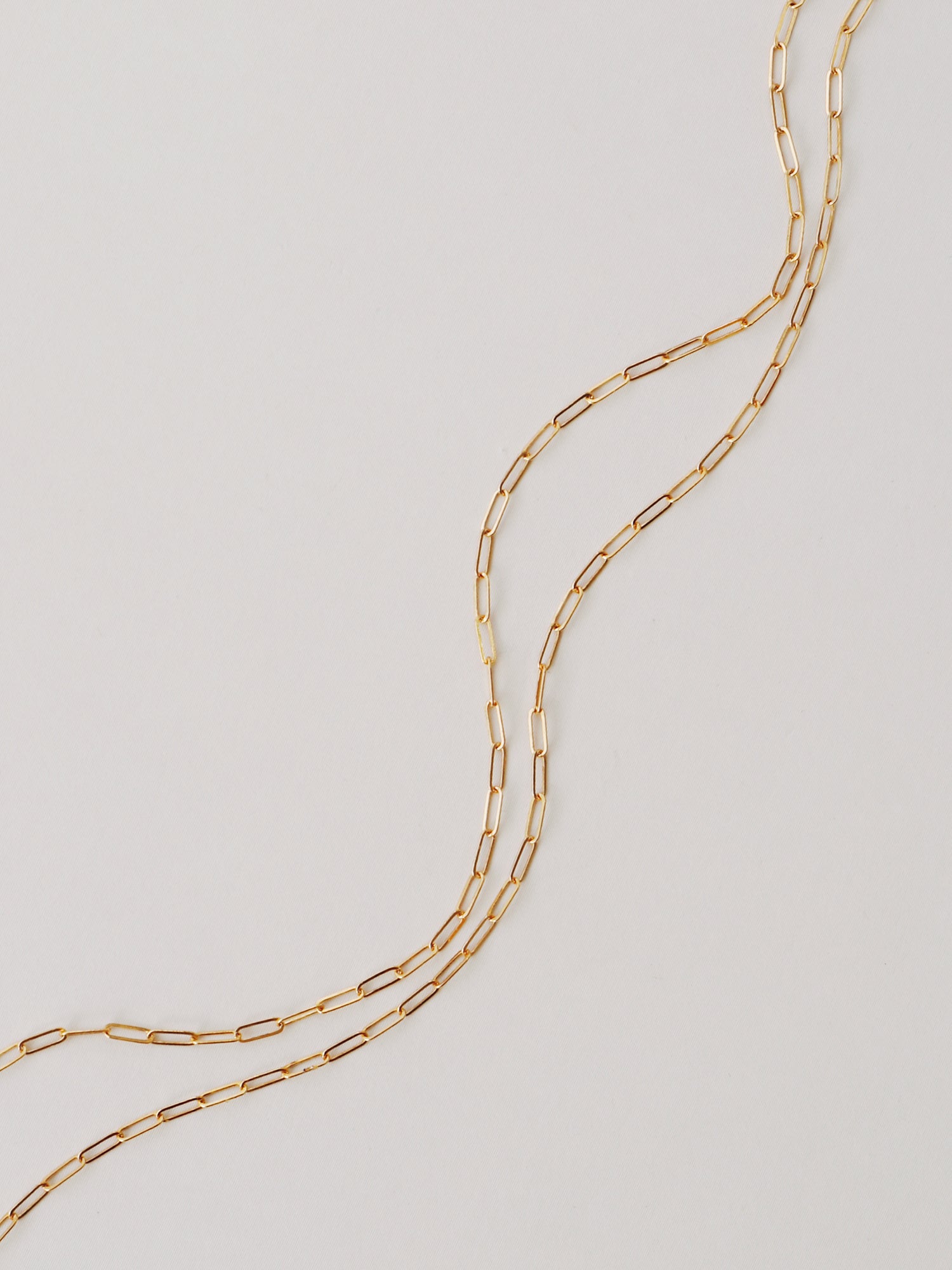 Gold-Filled Paperclip Chain