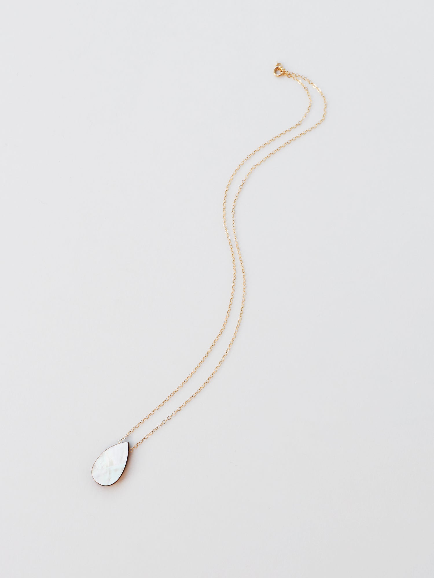Raindrop Necklace in Cream